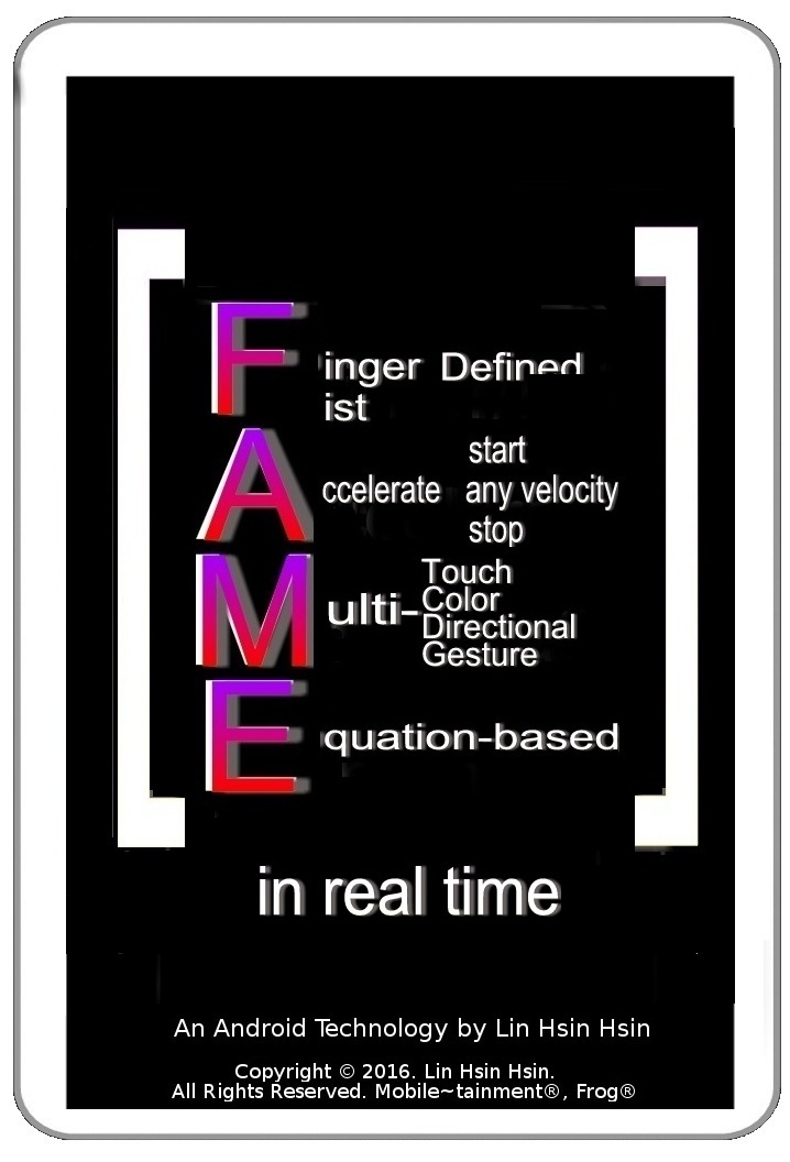 FAME (Finger/Fist Accelerated Mathematical Engine) invented by Lin Hsin Hsin
Supported by 4 mathematical theorems postulated and proved by Lin Hsin Hsin
invented by Lin Hsin Hsin. INFOTECH Research & Consultancy, Lin Hsin Hsin Art Museum