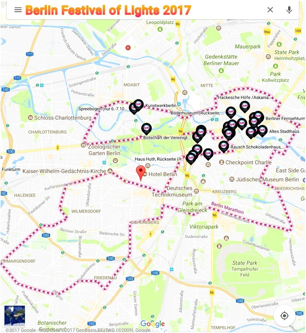 Festival of Lights, Berlin, 2017 Circuit -- Lin Hsin Hsin Art Museum & Lin Hsin Hsin Intelligence Center